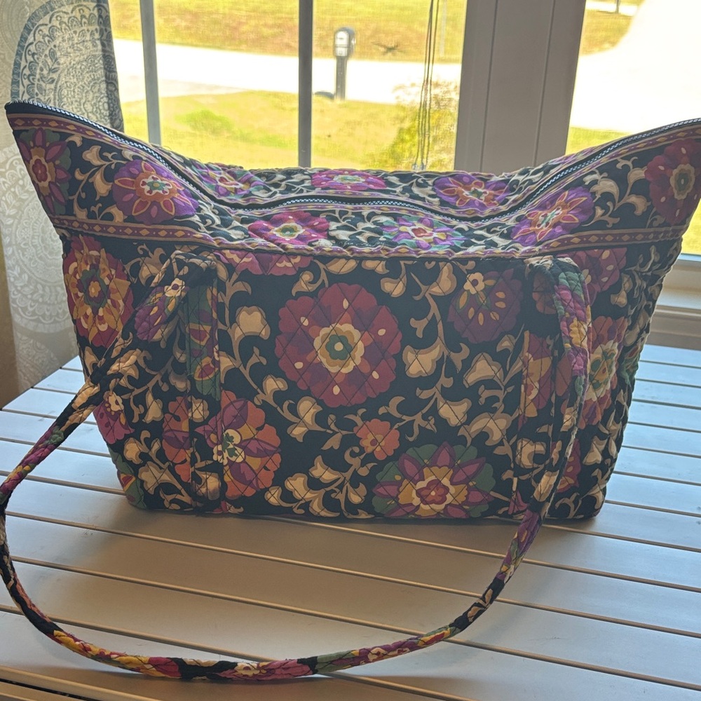 Vera Bradley Floral Patterned Tote Bag